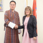 16 October 2019 National Assembly Speaker Maja Gojkovic and the Parliament Speaker of Bhutan Tashi Dorj